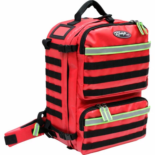 Kemp USA Tarpaulin Red Fluid-Resistant Rescue And Tactical EMS Bag - Image 2