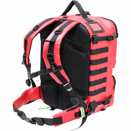 Kemp USA Tarpaulin Red Fluid-Resistant Rescue And Tactical EMS Bag - Image 3