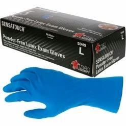 MCR Safety Sensatouch™ Disposable Gloves 11 mil Latex, 12 Inch and Powder Free Medical Grade XL