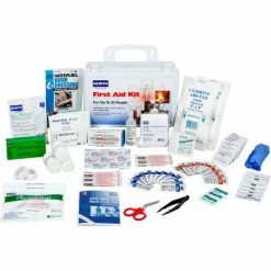 North Safety North FAK25PL-CLSA First Aid Kit, 25 Person, 120 Pieces, Class A, Plastic Case