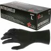 MCR Safety 6062 Nitri Shield Stealth Extra Gloves, 6 MIL, Black, X-Large