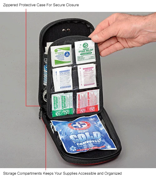 Medique Products First Aid Kit - Auto Travel Kit, 88 Pieces - Image 14