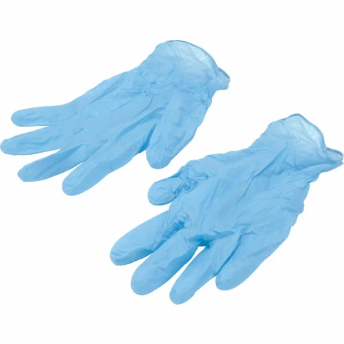 Safety Zone Industrial Grade Disposable Nitrile Gloves, Powdered, Medium, Blue, 100/Box, GNDR-MD-1M - Image 3
