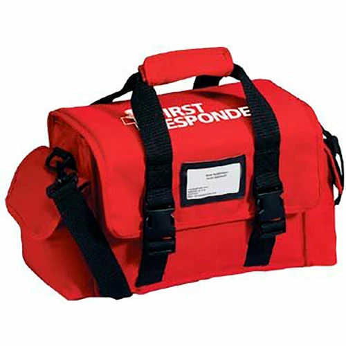 First Aid Only First Responder Kit, Large Bag Empty, Fabric, Red, 1 Piece - Image 2