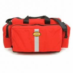 R&B Fabrications Trauma Bag, Red, Open Main Compartment