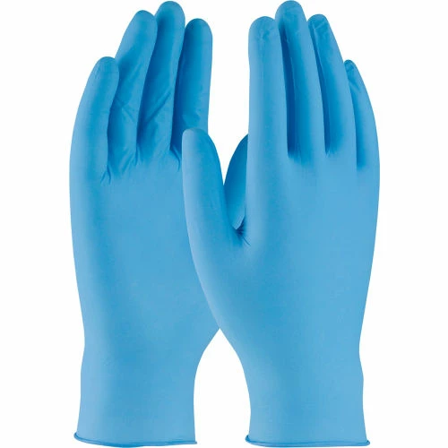 PIP Ambi-Dex® 63-332PF Industrial Grade Nitrile Gloves, Powder-Free, Texturd, Blu, XXL, 100/Box - Pkg Qty 10