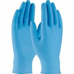 PIP Ambi-Dex® 63-332PF Industrial Grade Nitrile Glove, Powder-Free, Textured, Blue, L, 100/Box - Pkg Qty 10