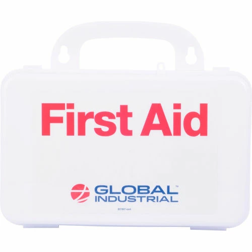 Global Industrial First Aid Kit, 10 Person, Plastic Case - Image 2
