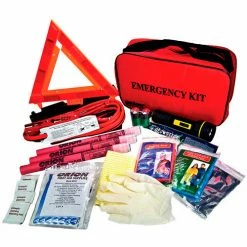 Tapco 113177 79 Pc. Deluxe Roadside Emergency Kit with Road Flares