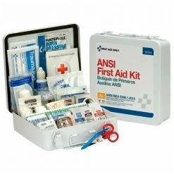 First Aid Only™ 90564 First Aid Kit, 50 Person, ANSI Compliant, Class A+, Metal Case