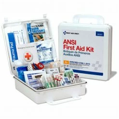 First Aid Only™ 90565 First Aid Kit, 50 Person, ANSI Compliant, Class A, Plastic Divider Case