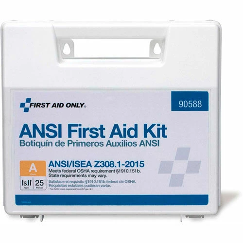 First Aid Only 90588 First Aid Kit, 25 Person, ANSI Compliant, Class A, Plastic Case - Image 2