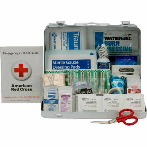 First Aid Only 90560 First Aid Kit, 25 Person, ANSI Compliant, Class A, Metal Case - Image 8
