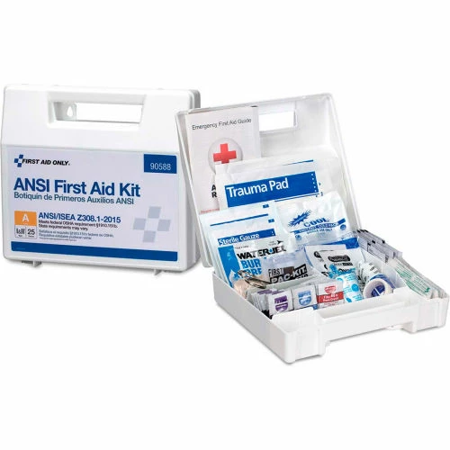 First Aid Only 90588 First Aid Kit, 25 Person, ANSI Compliant, Class A, Plastic Case - Image 6