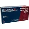 Ammex® GLPHD GlovePlus Medical/Exam Latex Gloves, Powder-Free, 12"L, Blue, L, 50/Box