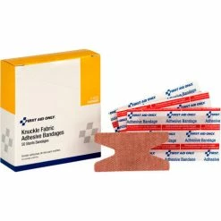 First Aid Only Heavy Woven Knuckle Bandages, 50/Box - Pkg Qty 18