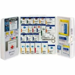 First Aid Only 1301-FAE-0103 SmartCompliance Plastic Food Service Cabinet W/o Medications, 50 Person