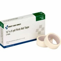 First Aid Only First Aid Tape, 1/2" x 5 Yd, 2/Box - Pkg Qty 100
