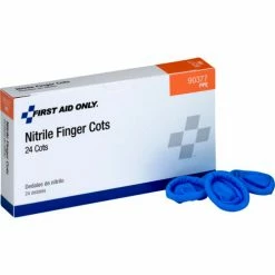 First Aid Only Nitrile Finger Cots, 25/box