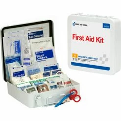 First Aid Only First Aid Kit, 50 Person, ANSI Compliant, Class A, Metal Case