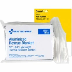 First Aid Only SmartCompliance Refill Emergency Blanket, 52" x 84", 1 Per Bag