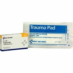 First Aid Only Trauma Pad, 5" x 9", 1/Box - Pkg Qty 60
