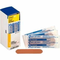 First Aid Only FAE-3001 SmartCompliance Refill 1" X 3" Adhesive Bandages, Fabric, 25/Box