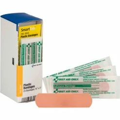 First Aid Only FAE-3004 SmartCompliance Refill 3/4"X 3" Adhesive Bandages, Plastic, 25/Box