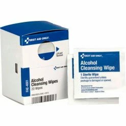 First Aid Only FAE-4001-001 SmartCompliance Refill Alcohol Wipes, 20/Box - Pkg Qty 24