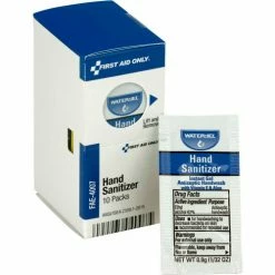 First Aid Only FAE-4007 SmartCompliance Refill Hand Sanitizer Packets, 10/Box