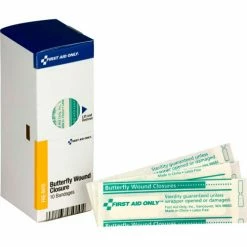 First Aid Only FAE-5010 SmartCompliance Refill Butterfly Wound Closures, 10/Box