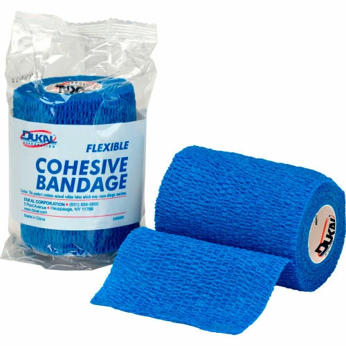 First Aid Only FAE-5933 SmartCompliance Refill Self Adhering Wrap, 3", Blue, 1/Bag