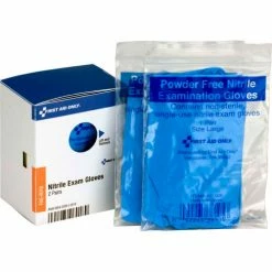 First Aid Only FAE-6018 SmartCompliance Refill Nitrile Gloves, 2 Pairs/Box