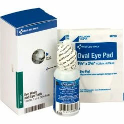 First Aid Only FAE-6021 SmartCompliance Refill 2 Eye Wash & Eye Pads, 1 Bottle, 1 Oz.