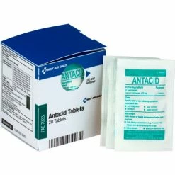 First Aid Only FAE-7003 SmartCompliance Refill Antacid, 2 Tablets/Packet, 10 Packets/Box