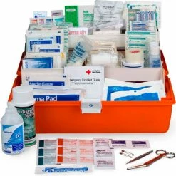 First Aid Only FA-504 First Responder Kit, Large, 269 Piece Plastic Case