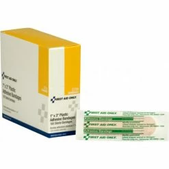 First Aid Only 1" x 3" Plastic Bandages, 100/box