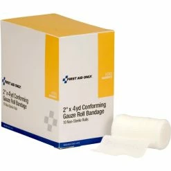 First Aid Only 2"x 4 yd. Conforming Gauze, Non-Sterile, 10/box
