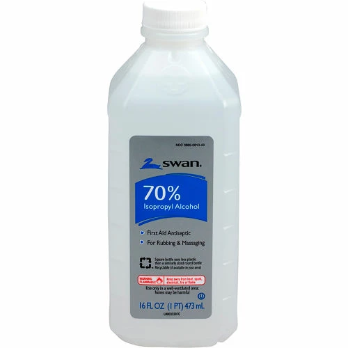 First Aid Only Alcohol Bottle, 70% Isopropyl, 16 oz.