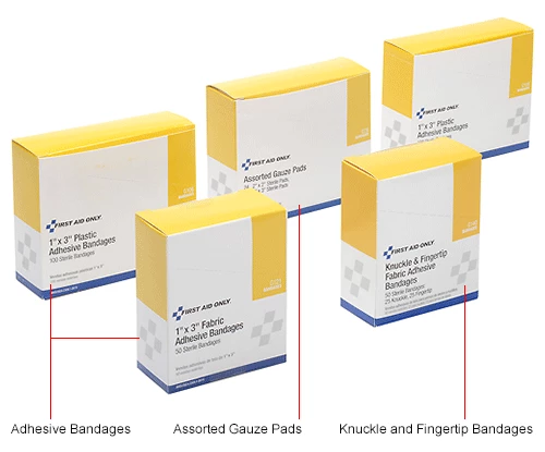 First Aid Only 247-OP Industrial First Aid Station for 100 People, 1041 Pieces, OSHA, Metal Case - Image 9