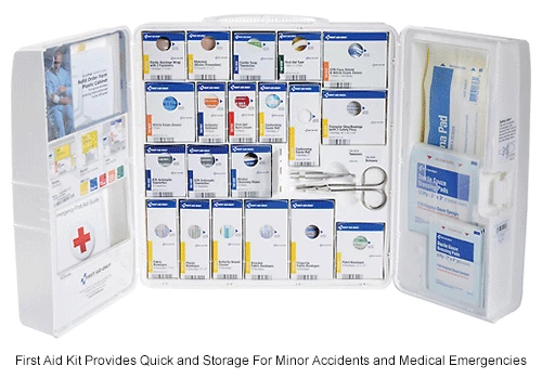 First Aid Only 1001-FAE-0103 Large First Aid Kit, 100 Pieces, OSHA Compliant, Plastic Case - Image 7