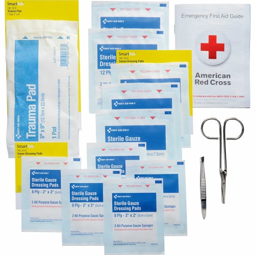First Aid Only 1001-FAE-0103 Large First Aid Kit, 100 Pieces, OSHA Compliant, Plastic Case - Image 4