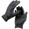 Ammex® ABNPF Textured Medical/Exam Nitrile Gloves, Powder-Free, Black, Small, 100/Box