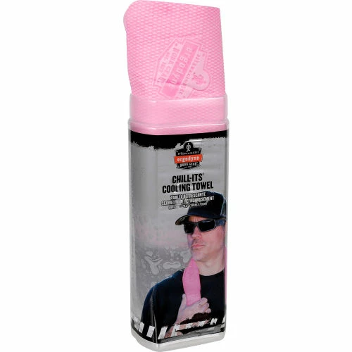 Ergodyne® Chill-Its® 6602 Evaporative Cooling Towel, Pink - Image 2