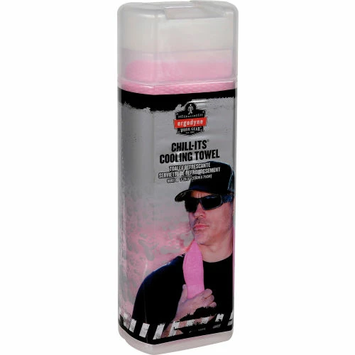 Ergodyne® Chill-Its® 6602 Evaporative Cooling Towel, Pink - Image 3