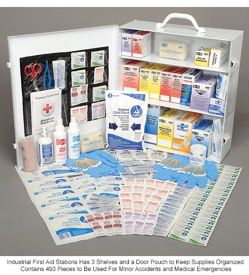 First Aid Only® 3-Shelf Industrial First Aid Station - Image 15