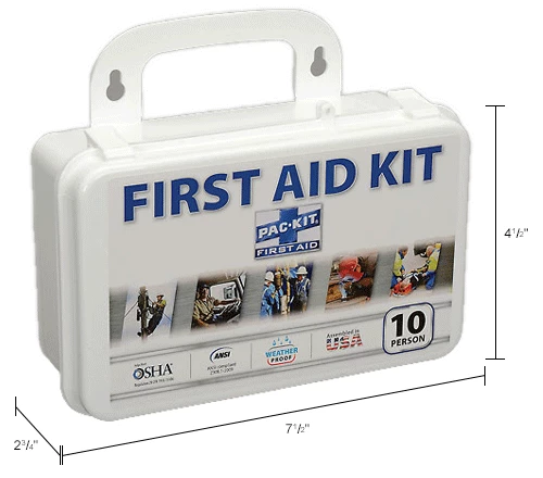 Pac-Kit® Weatherproof Plastic ANSI Plus Pac-Kit® #10 First Aid Kit - Image 18