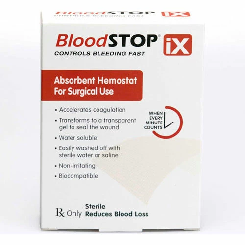 LifeScience Plus BloodSTOP® BS-iX27 IX Advanced Hemostatic Matrix 0.5" x 2", 24/per box - Image 3