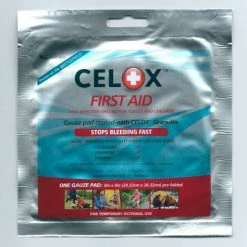 CELOX Hemostatic Gauze Pad, 8" x 8" Pad, 0711GZP