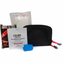 Celox BioLogistex BPSWT4006 Stop Bleeding Belt/Pocket Kit, 4"X4" Hemostatic Gauze, Tourniquet